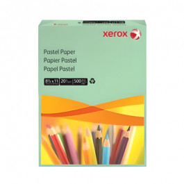 8.5X11 10M 20# (75 GSM) Green Xerox 30% PCW Recycled Multipurpose Pastel Co