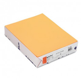 8.5X11 11.82M 24/60# Ultra Orange Mohawk Britehue Text Letter Size Copy Pap