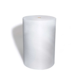 1/8 X 72 X 550' Slit @ 24 Perforated @ 12 White Polyethylene Foam, 1Roll