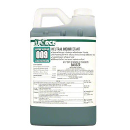 CDDS Force #009 Neutral Disinfectant 0.5 Gallon Container,  4 Containers/Ca