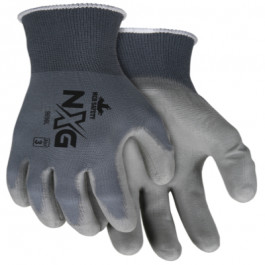 9696 Size 8 Medium Gray 13 Gauge Nxg String Knit Nylon Work Glove With Coat