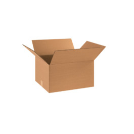 18 X 14 X 10 32-ECT Kraft Corrugated Box, Bundle/25 Each