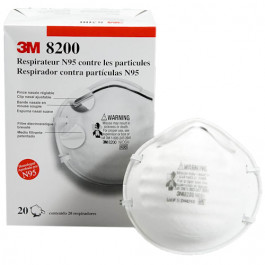 8200 3M N95 Niosh Approved Particulate Respirator  20/box