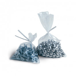 13 X 24 2 Mil Thickness Clear Flat Poly Bag, 500 Each/Case