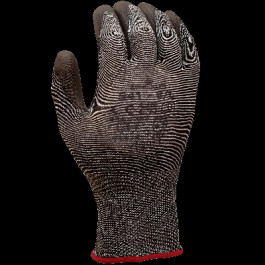 541 Size 9 Large Gray 13 Gauge Vend Pack Machine Knit Liner With Gray Polyu