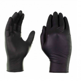 GPNB44100 Medium Black Gloveworks Industrial 5 Mil Nitrile Glove, 100 Each/