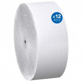 07005 White 1-ply Scott Kimberly Clark Coreless High-capacity  Jumbo Roll J