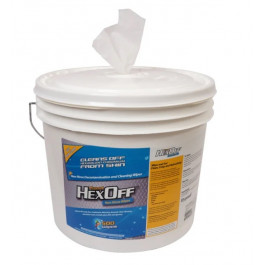415-NR500 HEXOFF No Rinse Wipes, 500 Each/pail