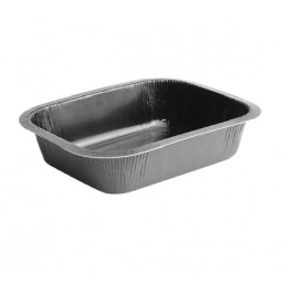 41038 Solut 6-1/2" X 5" X 1-3/8" Bake And Show Rectangular Black Dual Ovena