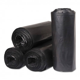 RM303610 30x36 20-30 Gallon Gallon 1 Mil Black Linear Low Density Can Liner