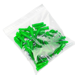 F20407 4" X 7" - 2 Mil Single Track Zipper Bag, 1000 Each/case