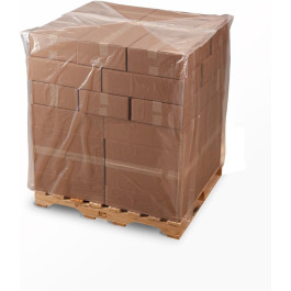 20G-686582 68" X 65" X 82" - 2 Mil Clear Ldpe Pallet Covers, 50 Each/roll