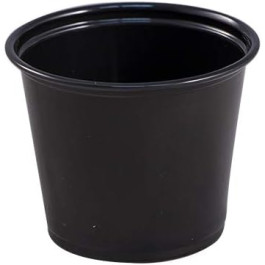 EPC550B 5.5 Ounce Black Empress Plastic Portion Cup, 2500 Each/case