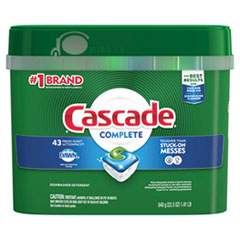 06070 Cascade Action Pacs Fresh Scent Dishwasher Pods, 43 Each/tub 6 Tubs/c