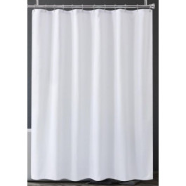 885-W 70" X 72" White Shower Curtain Liner, Case/48 Each
