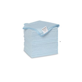 2164038 16" X 16" Blue Microfiber Cleaning Cloth, Case/8 Packages, 24 Ea...