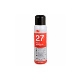 #27 16 Ounce 3M Multi-purpose Clear Spray Adhesive, Case/12 Each