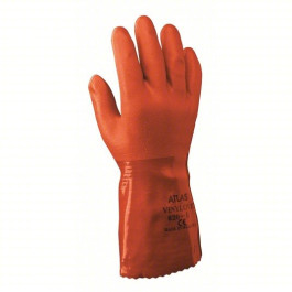 620L-9 Size 9 Large Showa Atlas Chemical Resistant Fully Coated Double Dipp