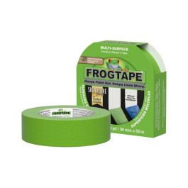106102 48mm X 55m Cf120 Green Frog Medium Adhesion Painter's Masking Tape,